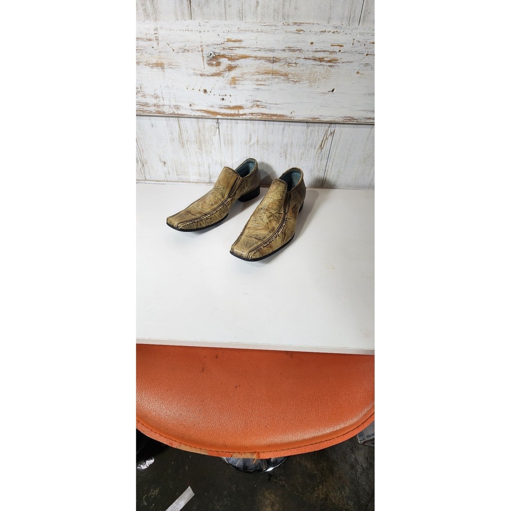 Aldo men's Leather @17 slip on shoes sz 10 - Picture 2 of 11